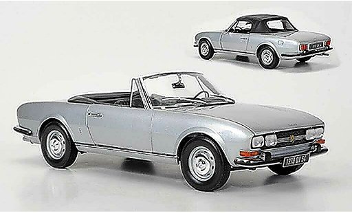 Peugeot 504 Cabriolet 1/18 Norev Cabrio grigio metallisee grigio 1971 modellini auto