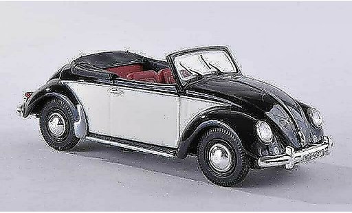 Volkswagen Coccinelle Cabriolet 1/43 Norev nero/beige 1949 modellini auto