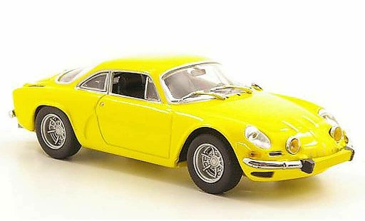 Alpine A110 rallye 1/43 Minichamps giallo 1971 modellini auto