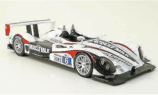 Porsche RS Spyder 1/18 Norev no.6 muscle milk team cytosport alms 2010 g.pickett / k.graf modellini auto