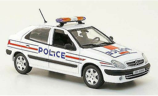 Citroen Xsara police 1/43 Norev Nationale Polizia (F) 2001 modellini auto