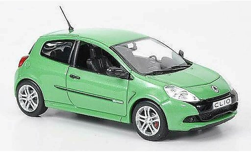 Renault Clio 3 RS 1/43 Norev verde 2009 modellini auto