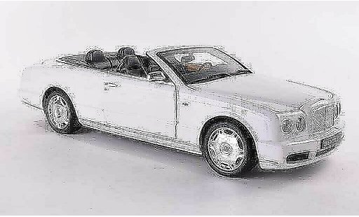 Bentley Azure cabriolet 1/18 Minichamps bianco LHD 2006 modellini auto