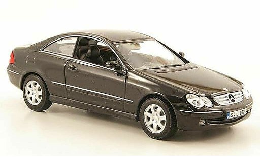 Mercedes Classe CL Base 1/43 Minichamps K (C209) nero 2001 modellini auto