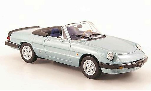 Alfa Romeo Spider Duetto 2000 1/43 Minichamps 1983 2.0 grigio verde modellini auto