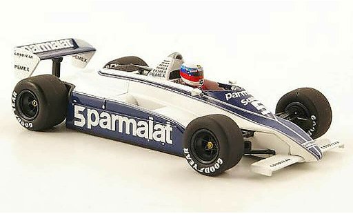 Ford F1 1981 1/43 Minichamps Brabham BT49C No.5 Parmalat Test Paul Ricard modellini auto