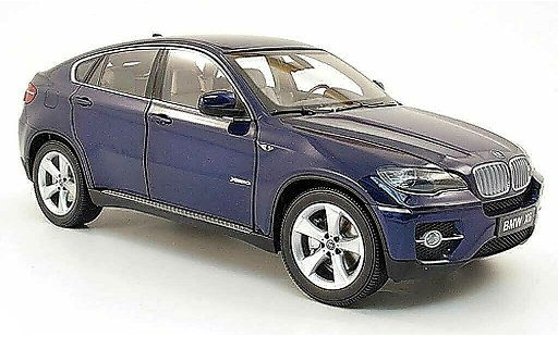Bmw X6 xdrive 50i 1/18 Kyosho E71 blu modellini auto