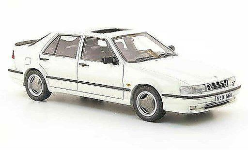 Saab 9000 CS 1/43 Neo aerien bianco 1985 modellini auto