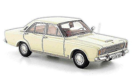 Ford Taunus 20M 1/43 Neo (P7a) bianco modellini auto