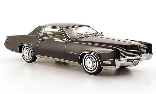 Cadillac Eldorado Coupe 1/43 Neo 2-portes nero 1967 modellini auto