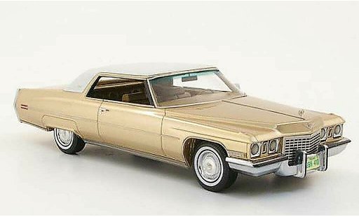 Cadillac Deville Coupe 1/43 Neo 1972 gold/bianco modellini auto