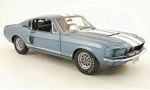 Shelby GT 500 1967 1/18 GMP blu/bianco modellini auto