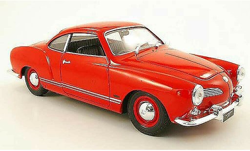 Volkswagen Karmann Ghia Coupe 1/18 Welly ghia rosso modellini auto