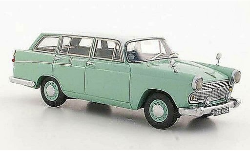 Austin A60 countryman 1/43 Neo Cambridge grigio-vert/bianco RHD 1966 modellini auto