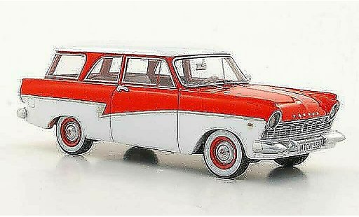 Ford Taunus 17M P2 1/43 Neo Turnier rosso/bianco limitata edition modellini auto
