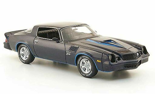 Chevrolet Camaro Z28 1/43 American Excellence blu avec blun strisce lim. Aufl. 500 1978 modellini auto