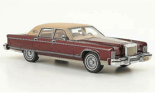 Lincoln Continental 1977 1/43 American Excellence rosso/marrone lim. Aufl. 500 modellini auto