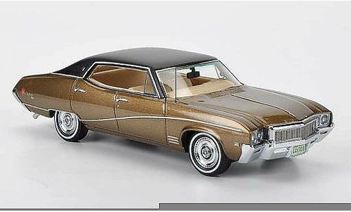 Buick Skylark Sedan 1/43 American Excellence marrone/opaconero limitata edition 1968 modellini auto