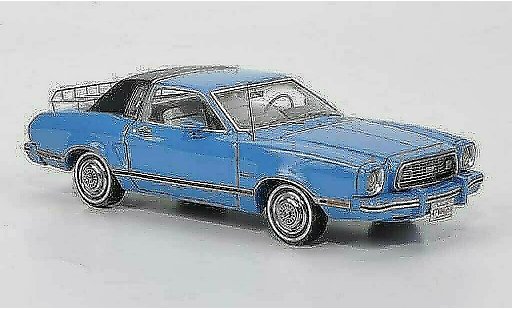 Ford Mustang Ghia 1/43 American Excellence II blu/nero limitata edition modellini auto