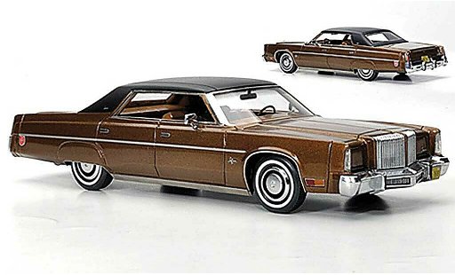 Chrysler Imperial special edition 1/43 American Excellence marrone/nero limitata 1975 modellini auto