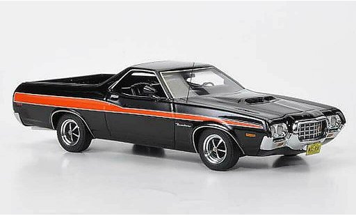 Ford Ranchero GT 1/43 American Excellence nero/orange limitata edition 1972 modellini auto