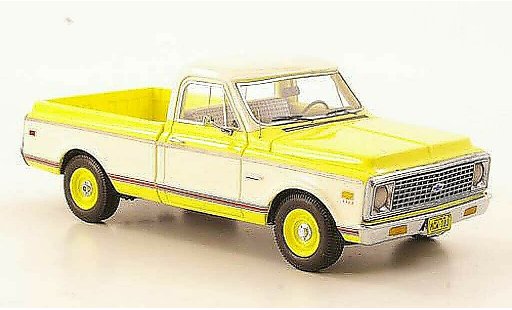 Chevrolet C-10 Pickup 1/43 American Excellence giallo/bianco limitata edition 1971 modellini auto