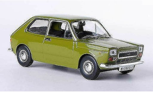 Seat 127 Base 1/43 IXO verde 1974 modellini auto
