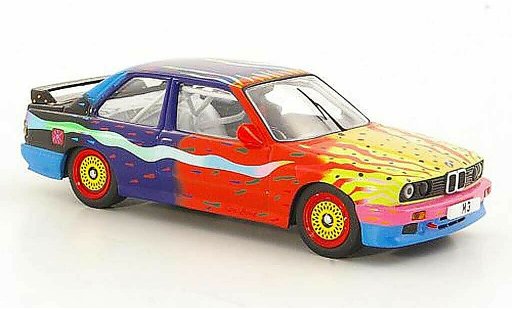 Bmw M3 coupe 1/43 IXO E30 Art Car Ken Done 1990 modellini auto