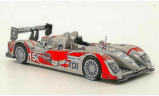Audi R10 course 1/43 IXO 2010 TDI No.15 C.Bakkerud / C.Albers / O.Jarvis 24h Le Mans modellini auto