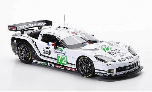 Chevrolet Corvette course 1/43 IXO C6 R No.72 S.Gregoire / J.Policard / D.Hart 24h Le Mans 2010 modellini auto