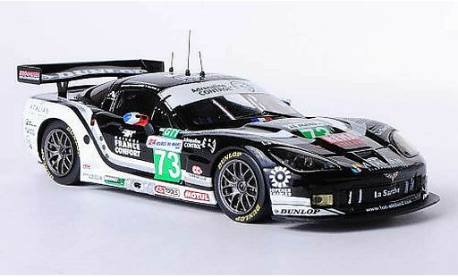 Chevrolet Corvette course 1/43 IXO C6 R No.73 Team Luc Alphand J.Jousse / X.Maassen / P.Goueslard 24h Le Mans 2010 modellini auto