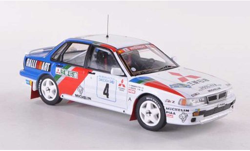 Mitsubishi Galant VR4 1/43 IXO No.4 Ralliart Rally Svezia 1991 Eriksson/Parmander modellini auto