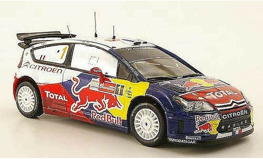 Citroen C4 WRC 2010 1/43 IXO No.1 Red Bull Rally Mexiko modellini auto