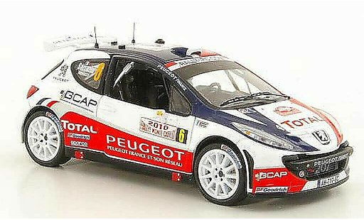 Peugeot 207 S2000 1/43 IXO No.6 S.Sarrazin / J.-J.Renucci Rally Monte Carlo 2010 modellini auto