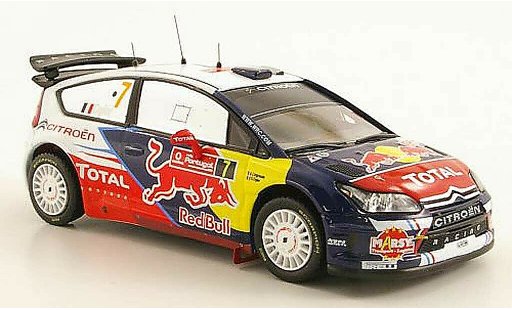 Citroen C4 WRC 2010 1/43 IXO No.7 Total / Red Bull Rally Portugal modellini auto