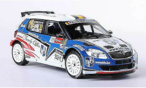 Skoda Fabia S2000 1/43 IXO No.10 BFO F.Loix / F.Miclotte Rally Ypern 2010 modellini auto