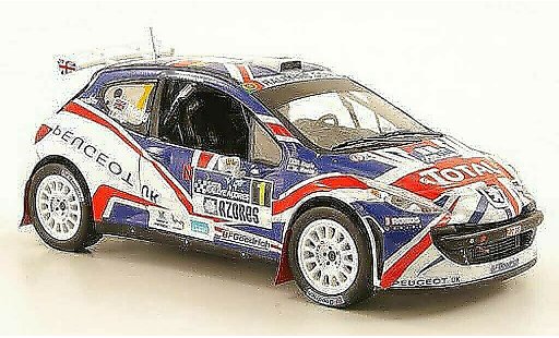 Peugeot 207 S2000 1/43 IXO No.1 Total IRC Azoren Rally 2010 modellini auto