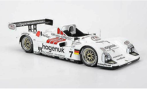 Porsche 911 S 1/18 Spark Joest WSC 95 No.7 Hagenuk M.Alboreto / S.Johansson / T.Kristensen 24h Le Mans 1997 modellini auto