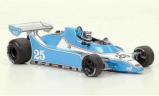 Ligier JS11 Base 1/43 Spark 15 No.25 Gitanes D.Pironi GP Belgien 1980 modellini auto