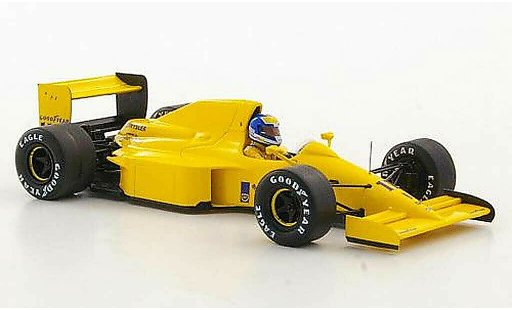 Lotus F1 1990 1/43 Spark 102 No.11 Camel D.Warwick GP Belgien modellini auto
