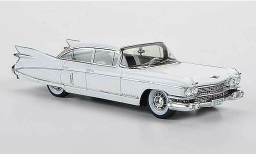 Cadillac Fleetwood Sixty Special 1/43 Spark Sedan bianco 1959 modellini auto