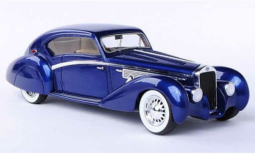 Delage D8-120 Cabriolet 1/43 Spark Letourneur blu 1938 modellini auto