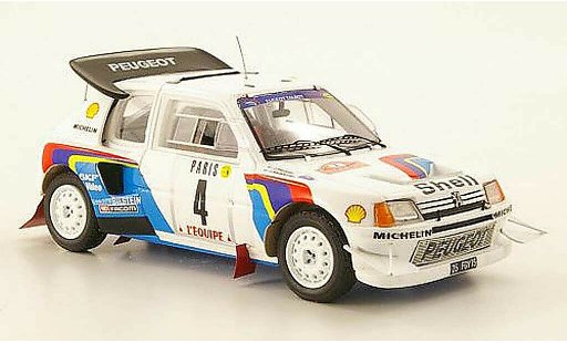 Peugeot 205 Turbo 16 1/43 Spark T16 Evolution 2 No.4 Monte Carlo Rally 1986 modellini auto