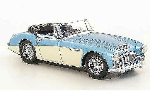 Austin Healey 3000 roadster 1/43 Spark MKIII (BJ8) blu/beige Strassenversion RHD 1965 modellini auto