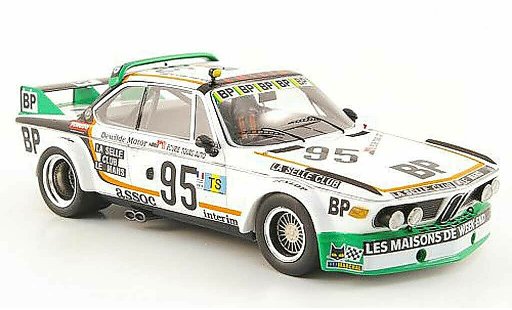 Bmw 3.0 CSL 1/43 Spark Gruppe 2 No.95 BP 24h Le Mans 1976 modellini auto