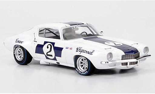 Chevrolet Camaro course 1/43 Spark Chaparral No.2 Ed Leslie Trans-Am 1970 modellini auto