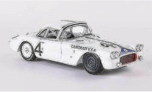 Chevrolet Corvette course 1/43 Spark C1 No.4 L.Lilley/F.Gamble 24h Le Mans 1960 modellini auto