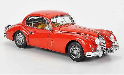 Jaguar XK 140 1/43 Spark FHC rosso RHD 1954 modellini auto