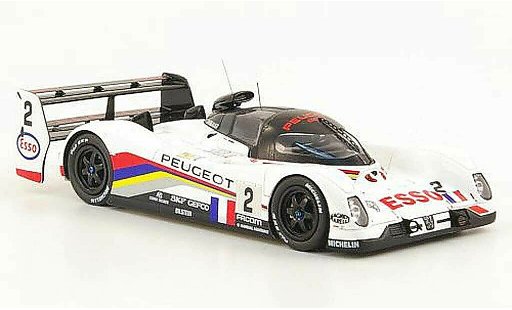 Peugeot 905 1993 1/43 Spark EV1 Ter No.2 Esso 24h Le Mans modellini auto