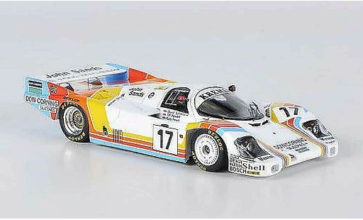 Porsche 956 1984 1/43 Spark No.17 Kremer T.Needell / D.Sutherland / R.French 24h Le Mans modellini auto